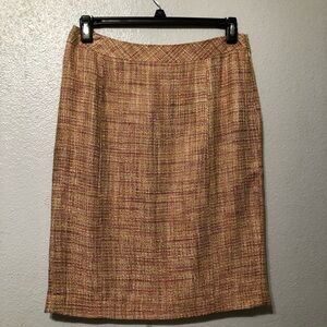 LAFAYETTE Elegant Tan Skirt Size 8